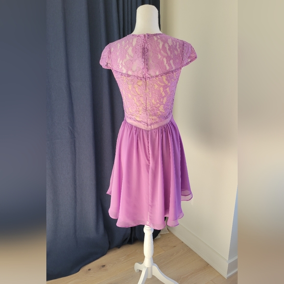 LULUS | Light Purple Lace Dress - Picture 6 of 9